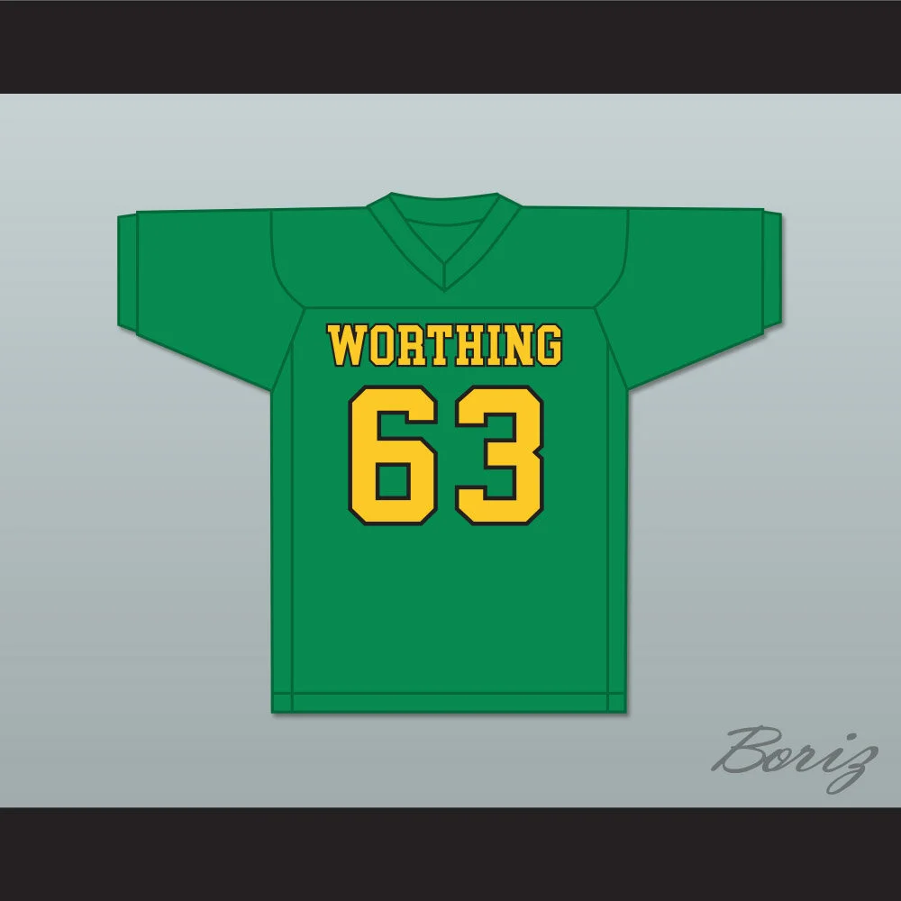 Mike Singletary 63 Worthing High School Colts Kelly Green Football Jersey 2 BORIZ